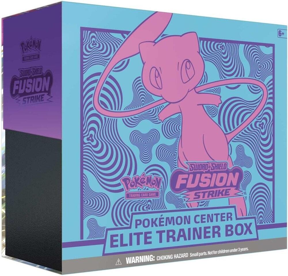 Fusion Strike Pokemon Center Elite Trainer Box (Exclusive) - SWSH08: Fusion Strike (SWSH08) FRONT & BACK DENT