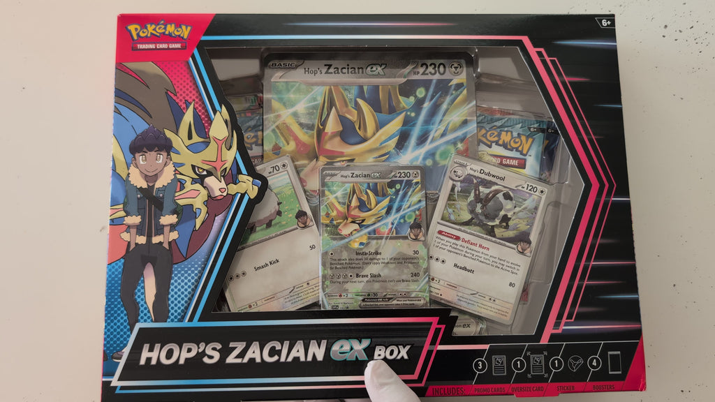 Hop's Zacian ex Box - Miscellaneous Cards & Products (MCAP)