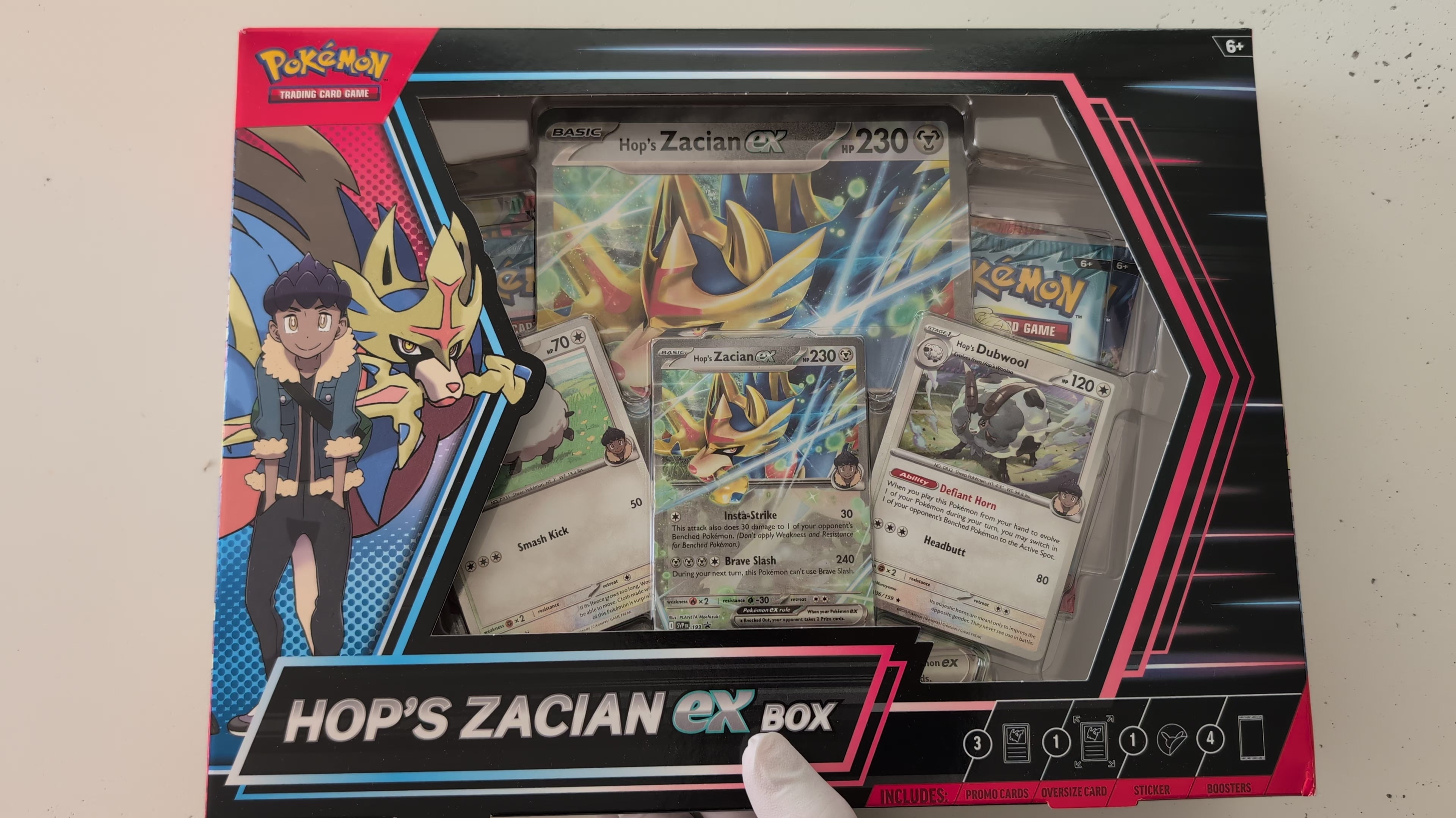 Hop's Zacian ex Box - Miscellaneous Cards & Products (MCAP)