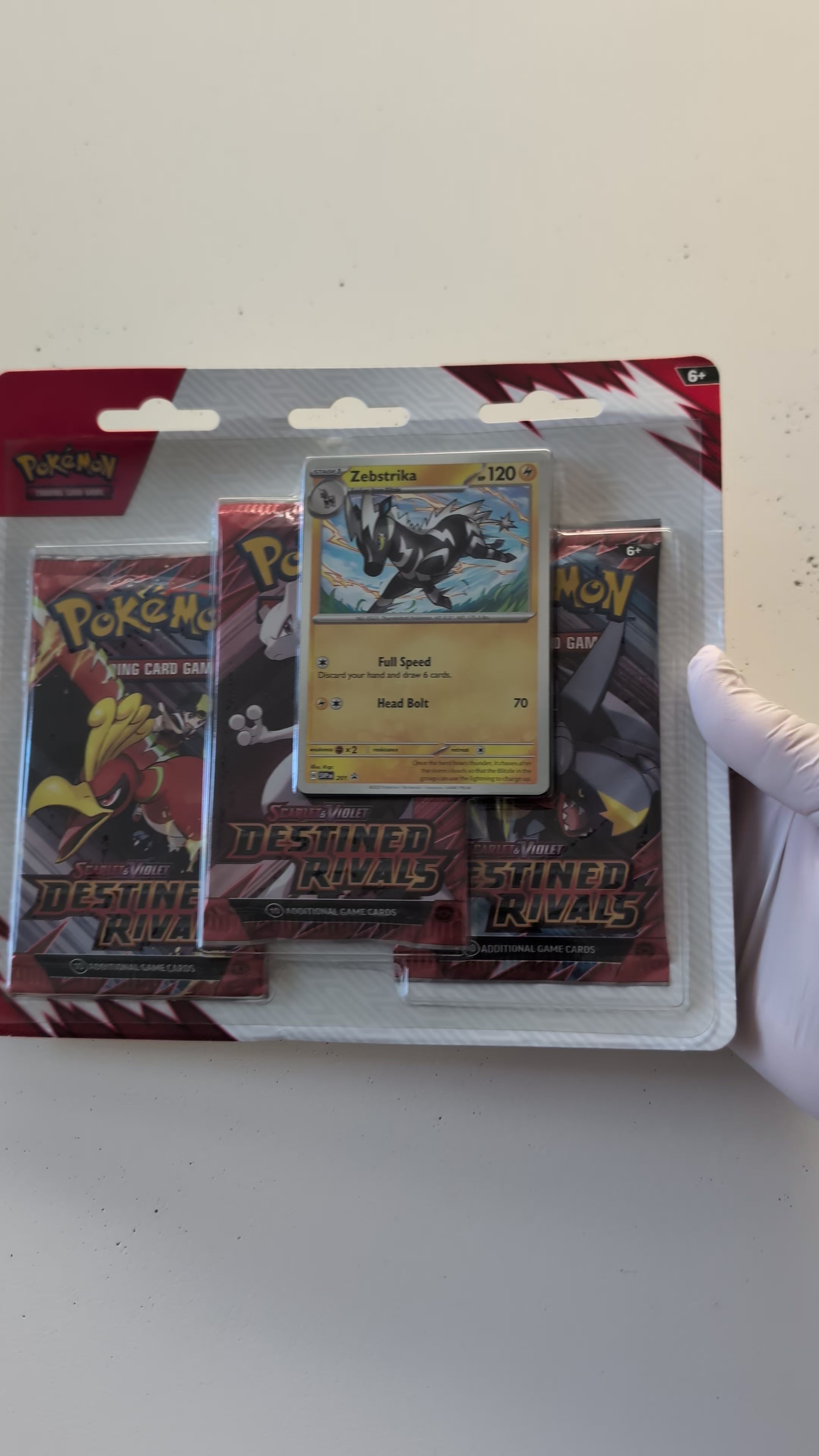 Destined Rivals 3 Pack Blister [Zebstrika] - SV10: Destined Rivals (DRI)