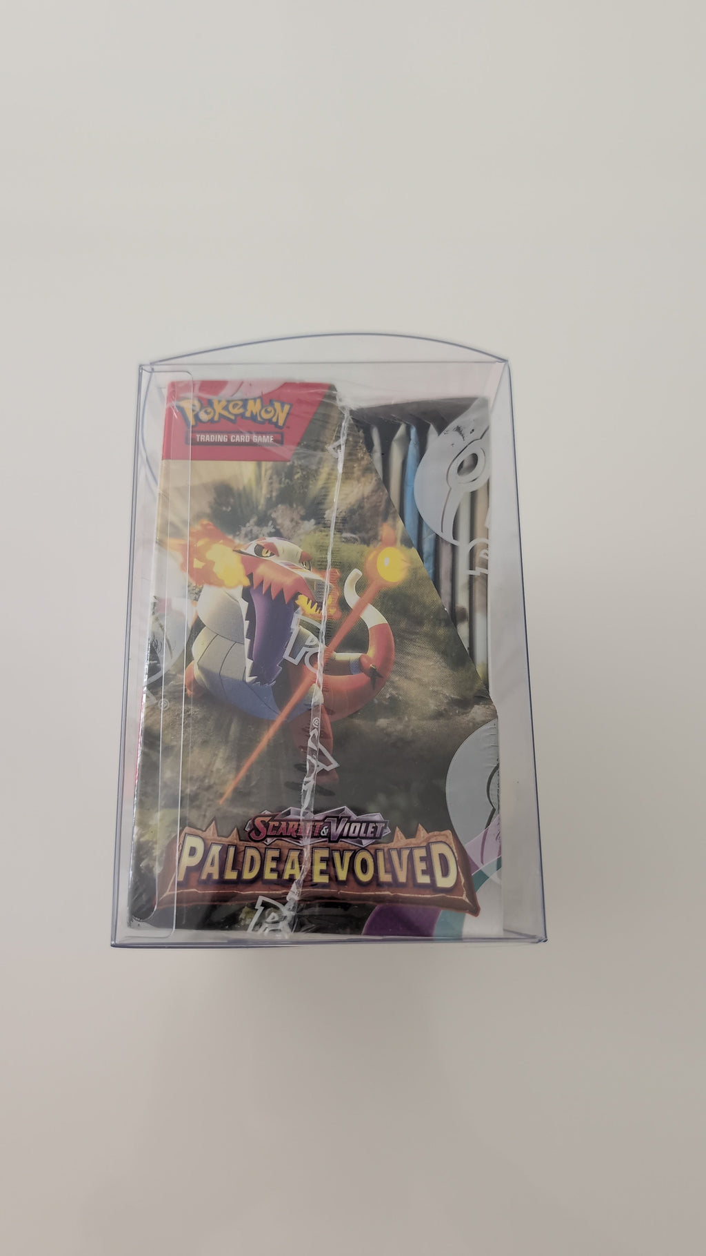 Paldea Evolved Booster Box - SV02: Paldea Evolved (PAL) w/ DENTED BOX, PERFORATION INDENT, HOLE