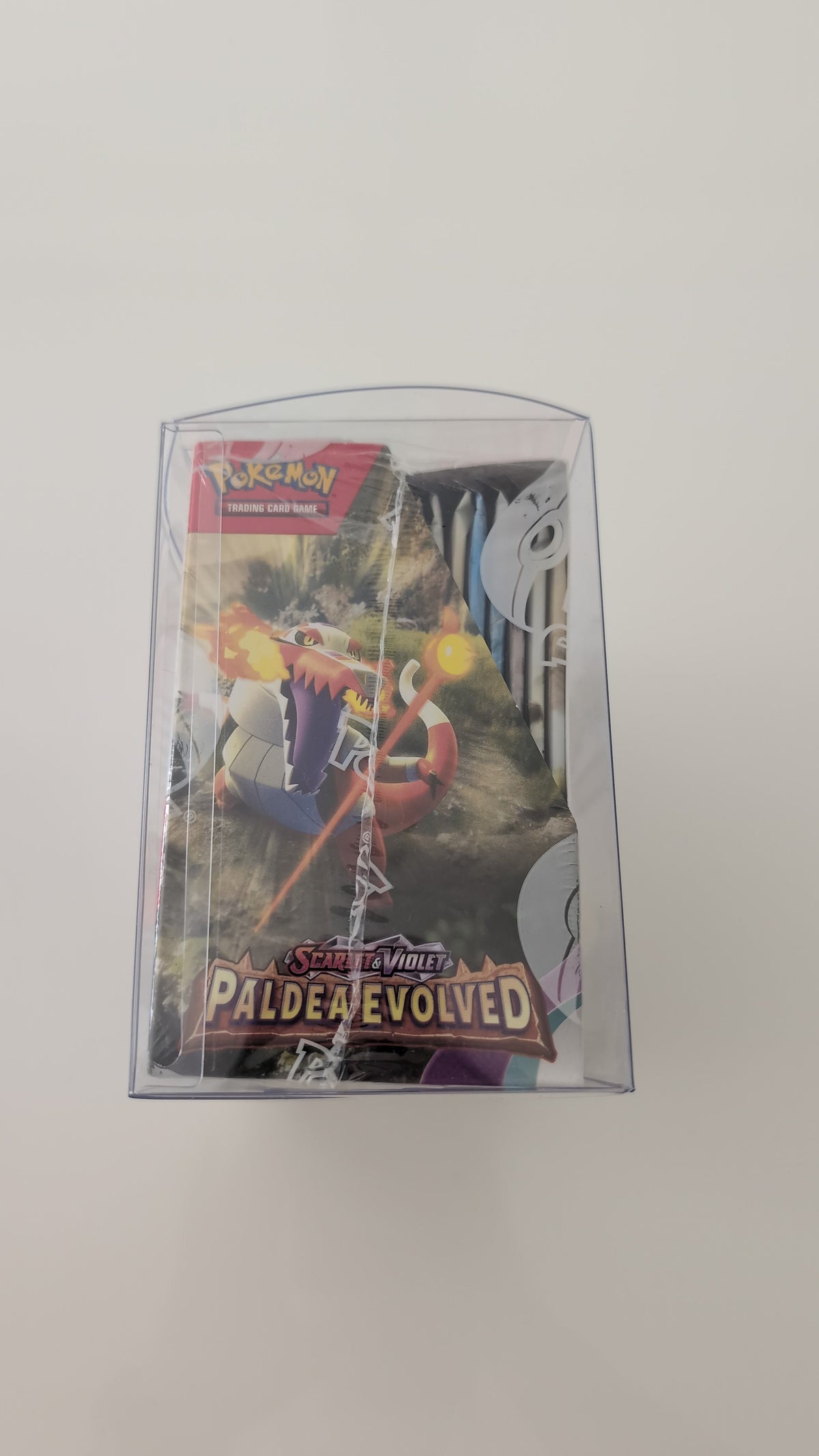 Paldea Evolved Booster Box - SV02: Paldea Evolved (PAL) w/ DENTED BOX, PERFORATION INDENT, HOLE