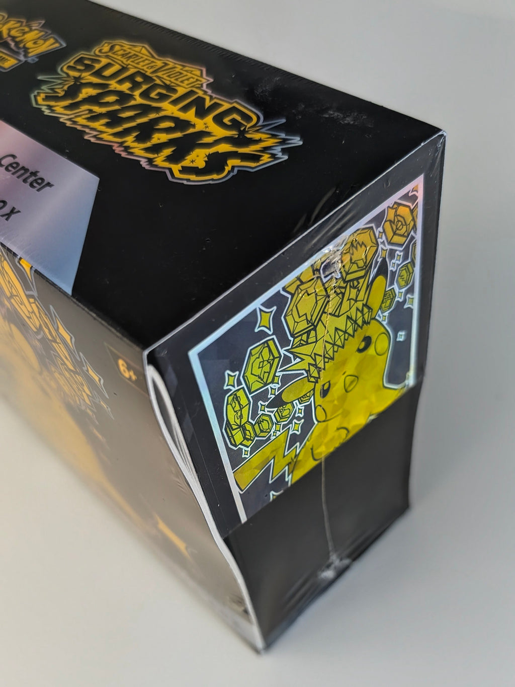Surging Sparks Pokemon Center Elite Trainer Box (Exclusive) - SV08: Surging Sparks (SSP) w/ FRONT TEAR