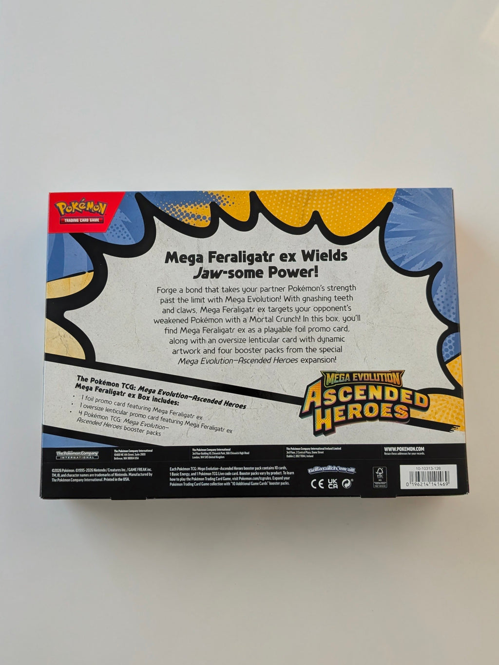 Ascended Heroes Mega Feraligatr ex Box - ME: Ascended Heroes (ASC)