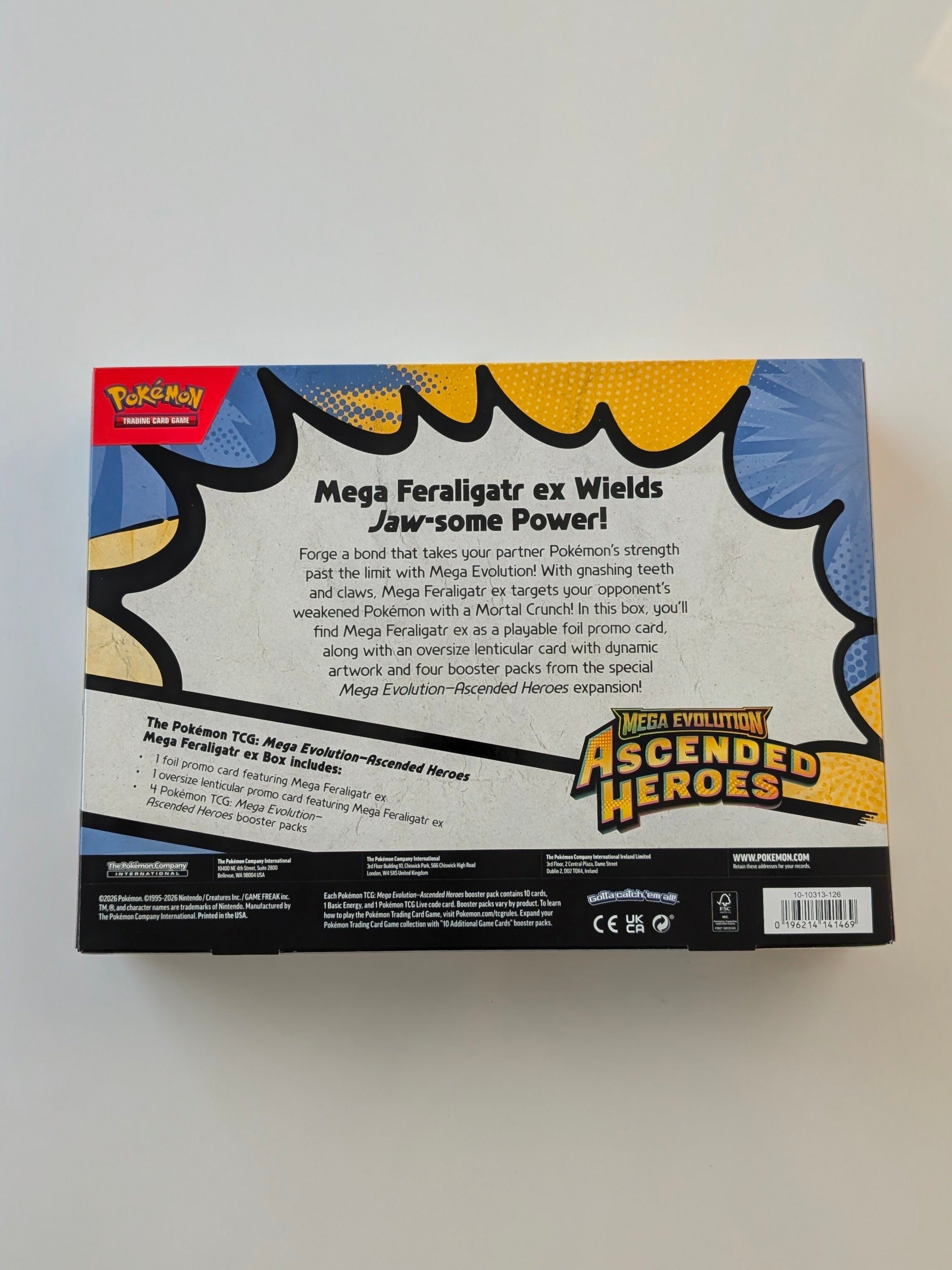 Ascended Heroes Mega Feraligatr ex Box - ME: Ascended Heroes (ASC)