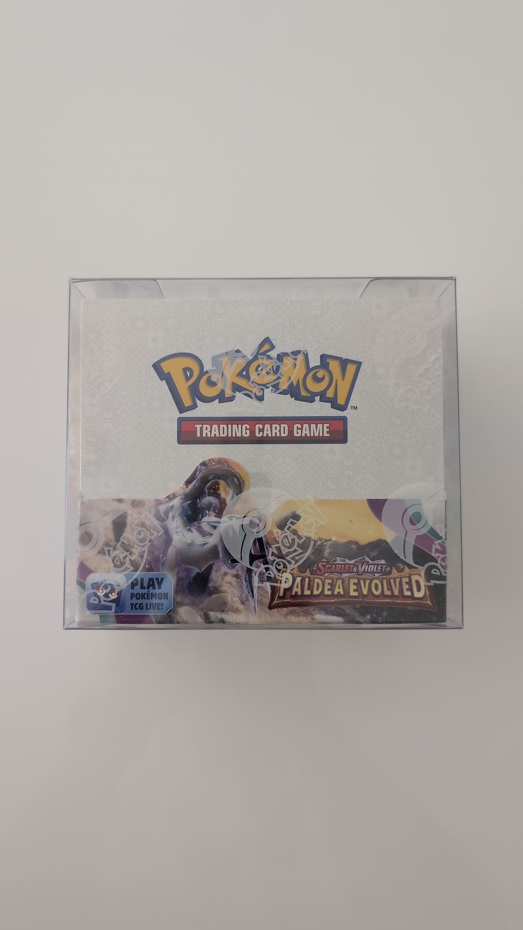 Paldea Evolved Booster Box - SV02: Paldea Evolved (PAL) w/ DENTED BOX, PERFORATION INDENT, HOLE
