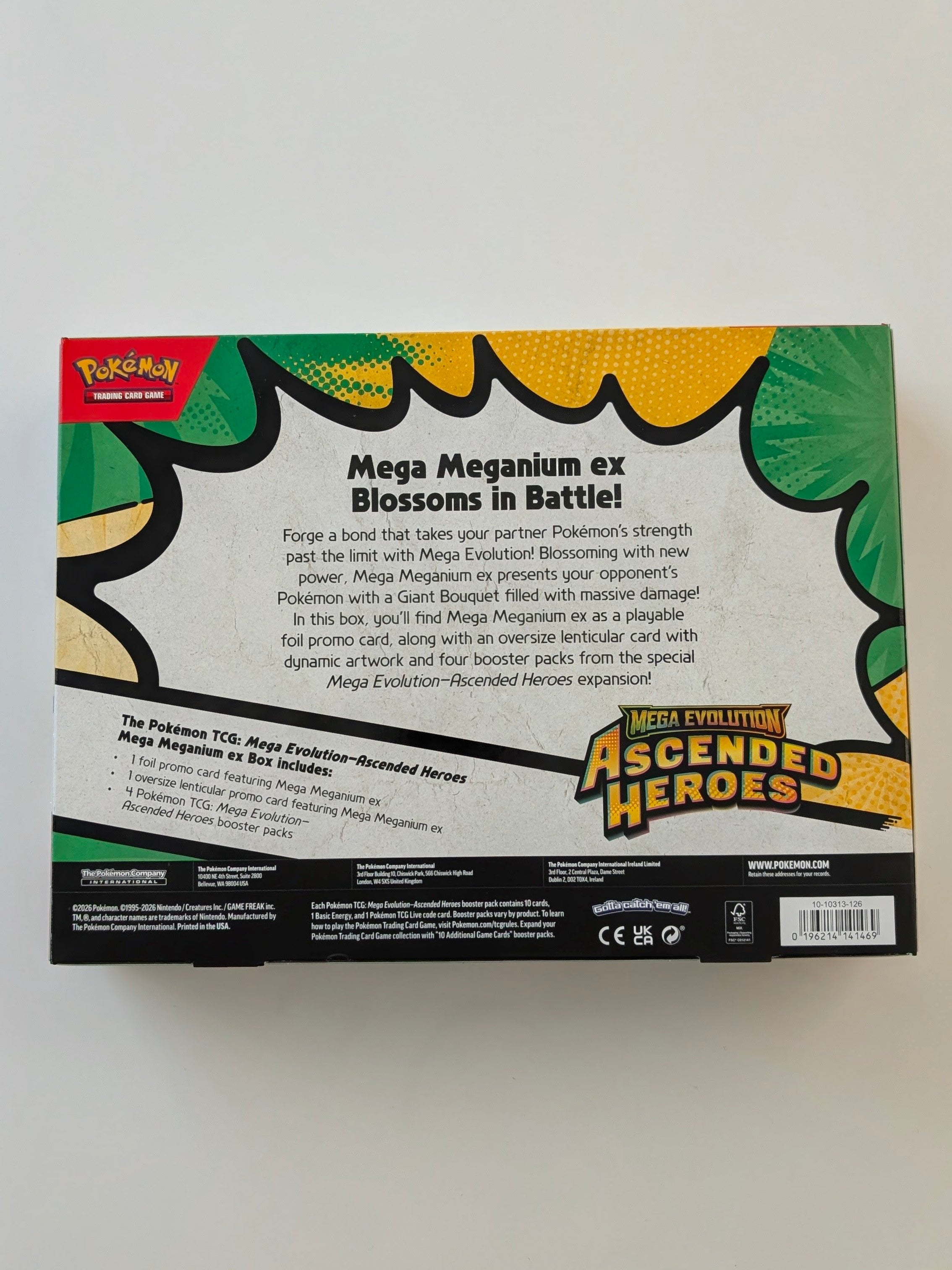 Ascended Heroes Mega Meganium ex Box - ME: Ascended Heroes (ASC)