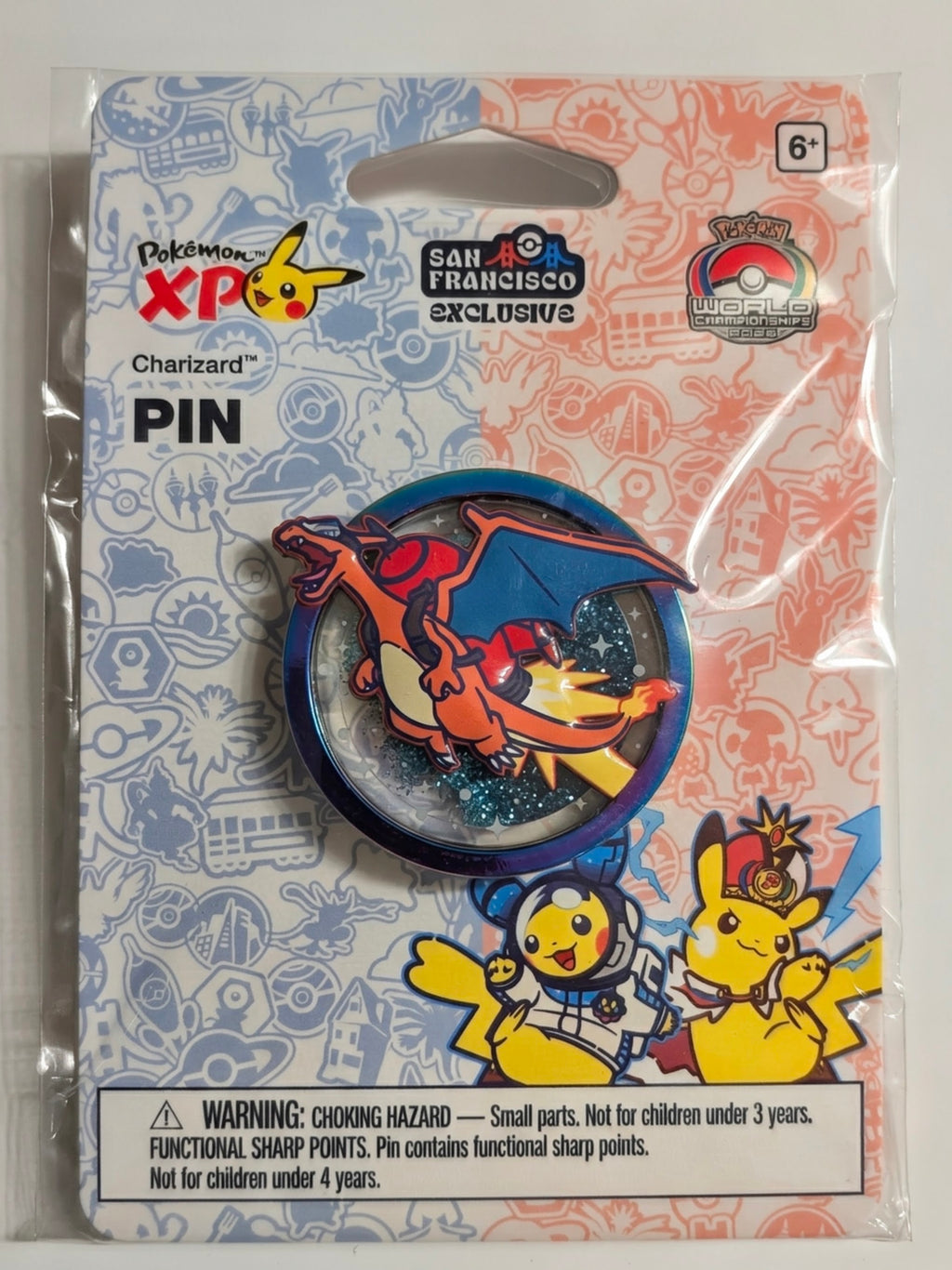 Pokémon World Championships 2026 San Francisco Exclusive - Charizard Enamel Collectible