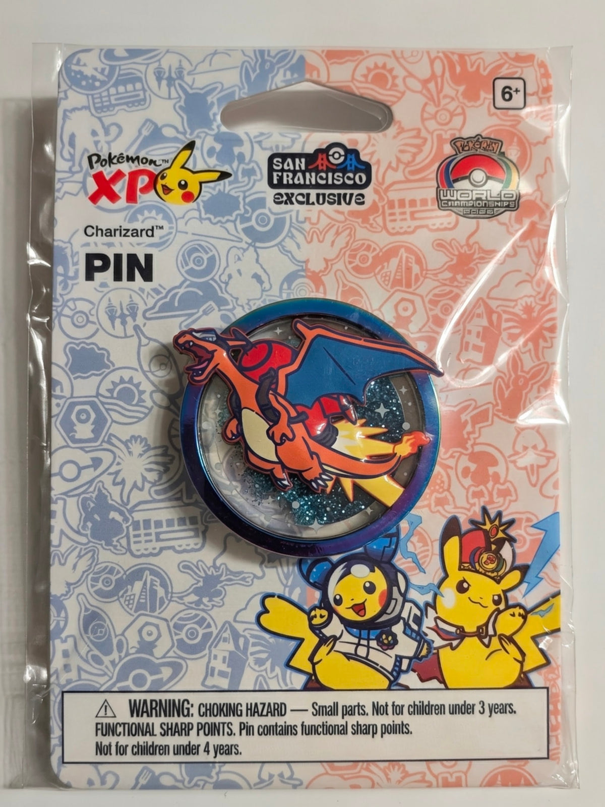Pokémon World Championships 2026 San Francisco Exclusive - Charizard Enamel Collectible