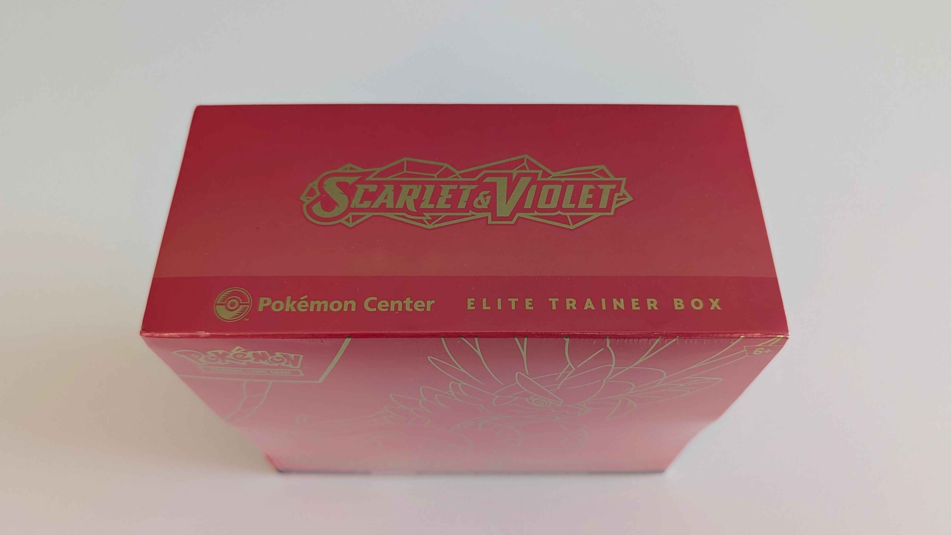 Scarlet & Violet Pokemon Center Elite Trainer Box (Exclusive) [Koraidon] - SV01: Scarlet & Violet Base Set (SVI) w/ CORNER TEAR & DENT