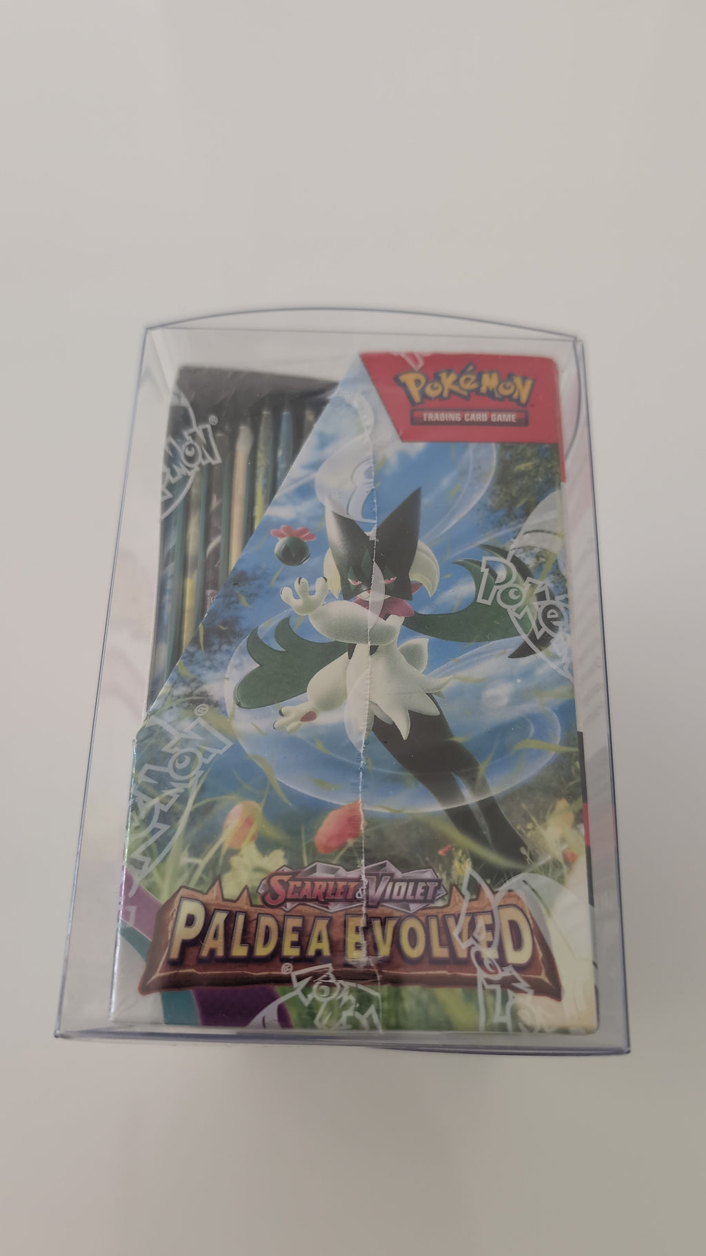 Paldea Evolved Booster Box - SV02: Paldea Evolved (PAL) w/ DENTED BOX, PERFORATION INDENT, HOLE