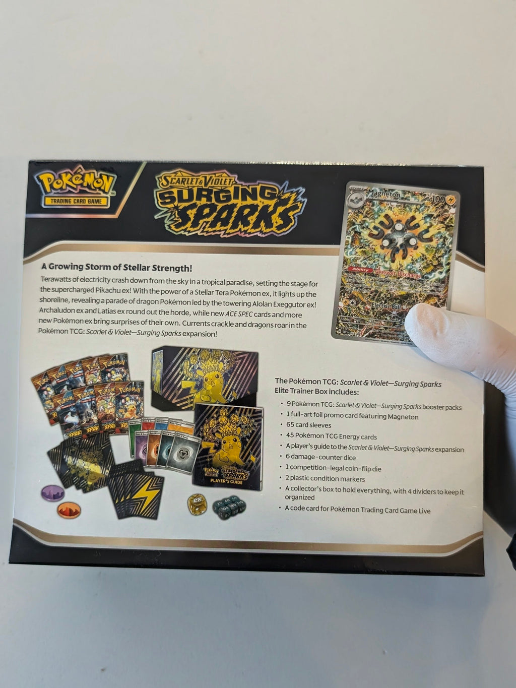 Surging Sparks Elite Trainer Box - SV08: Surging Sparks (SSP) w/ Minor Tear