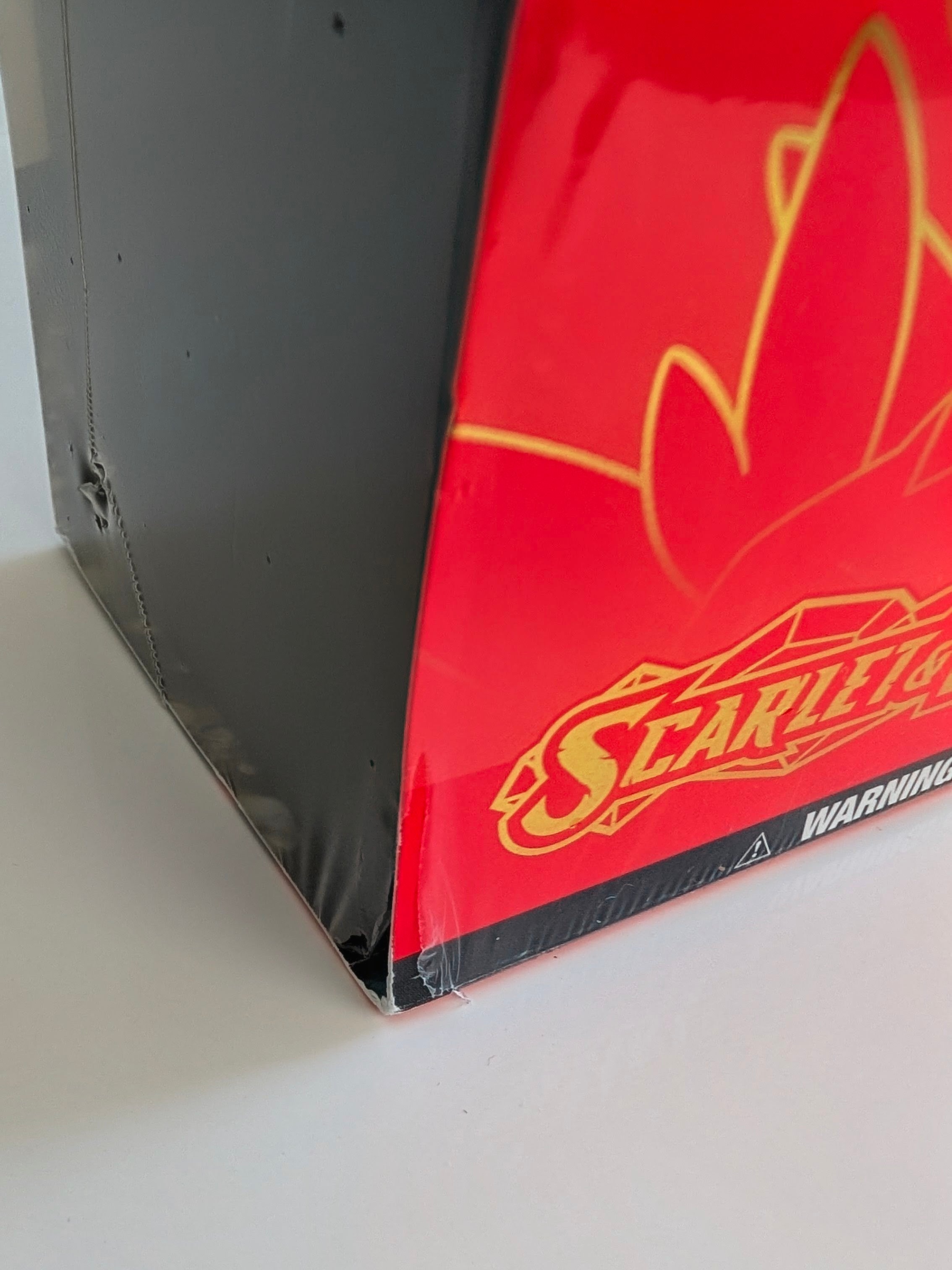 Scarlet & Violet Pokemon Center Elite Trainer Box (Exclusive) [Koraidon] - SV01: Scarlet & Violet Base Set (SVI) w/ CORNER TEAR & DENT