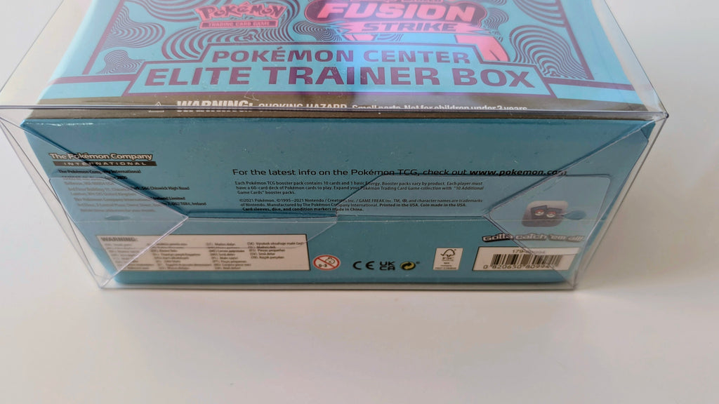 Fusion Strike Pokemon Center Elite Trainer Box (Exclusive) - SWSH08: Fusion Strike (SWSH08) FRONT & BACK DENT