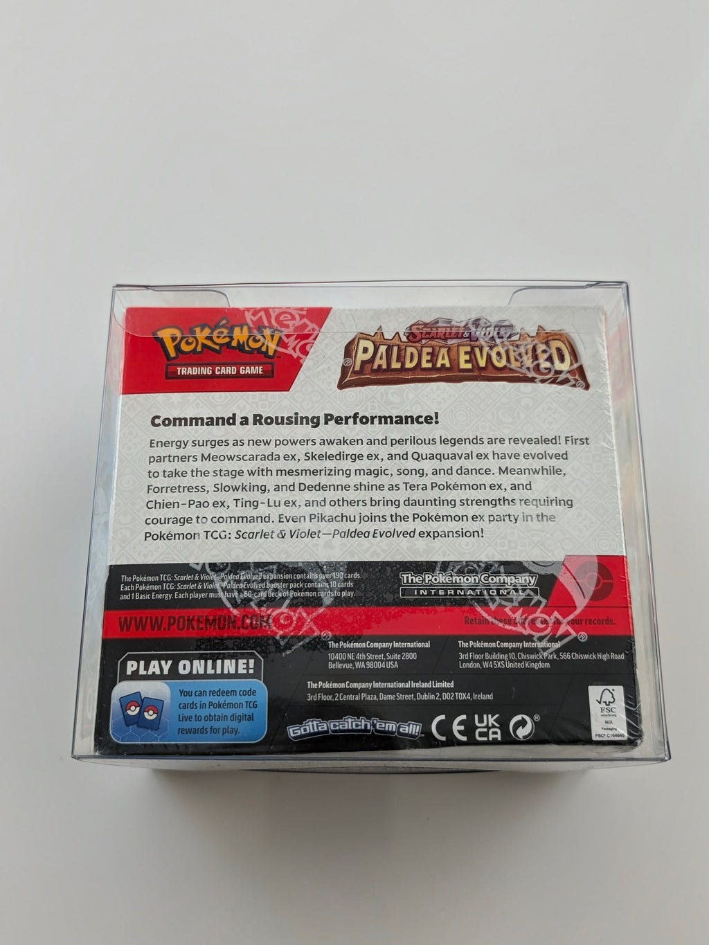 Paldea Evolved Booster Box - SV02: Paldea Evolved (PAL)