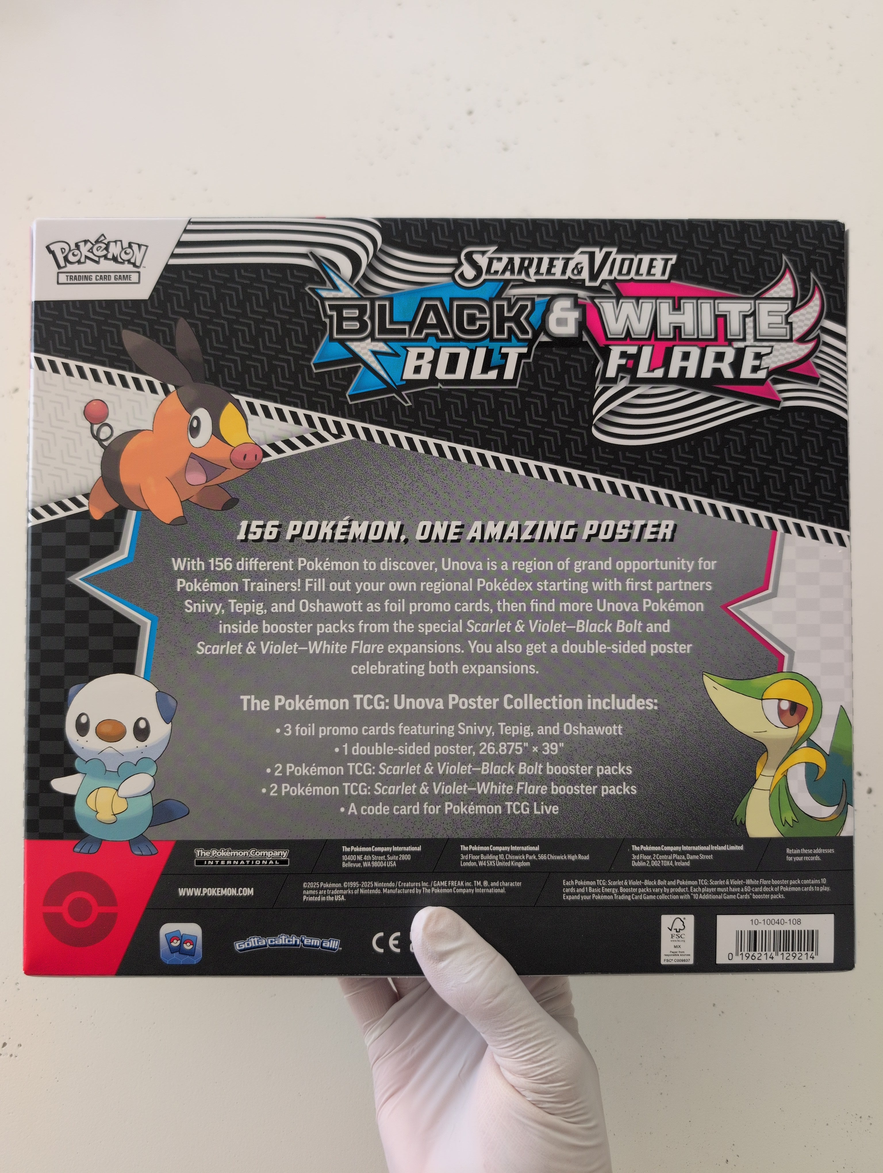Unova Poster Collection - SV10.5: Black Bolt and White Bolt (BLK-WHT)