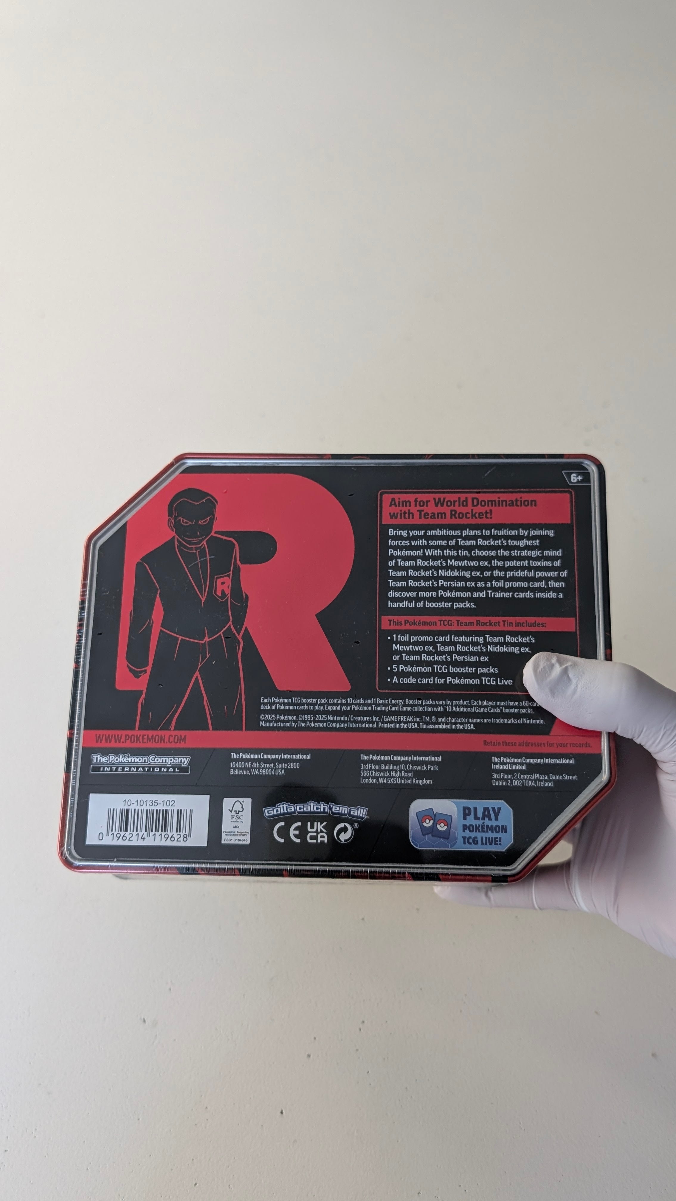Team Rocket Tin [Team Rocket's Persian ex] - Miscellaneous Cards & Products (MCAP)