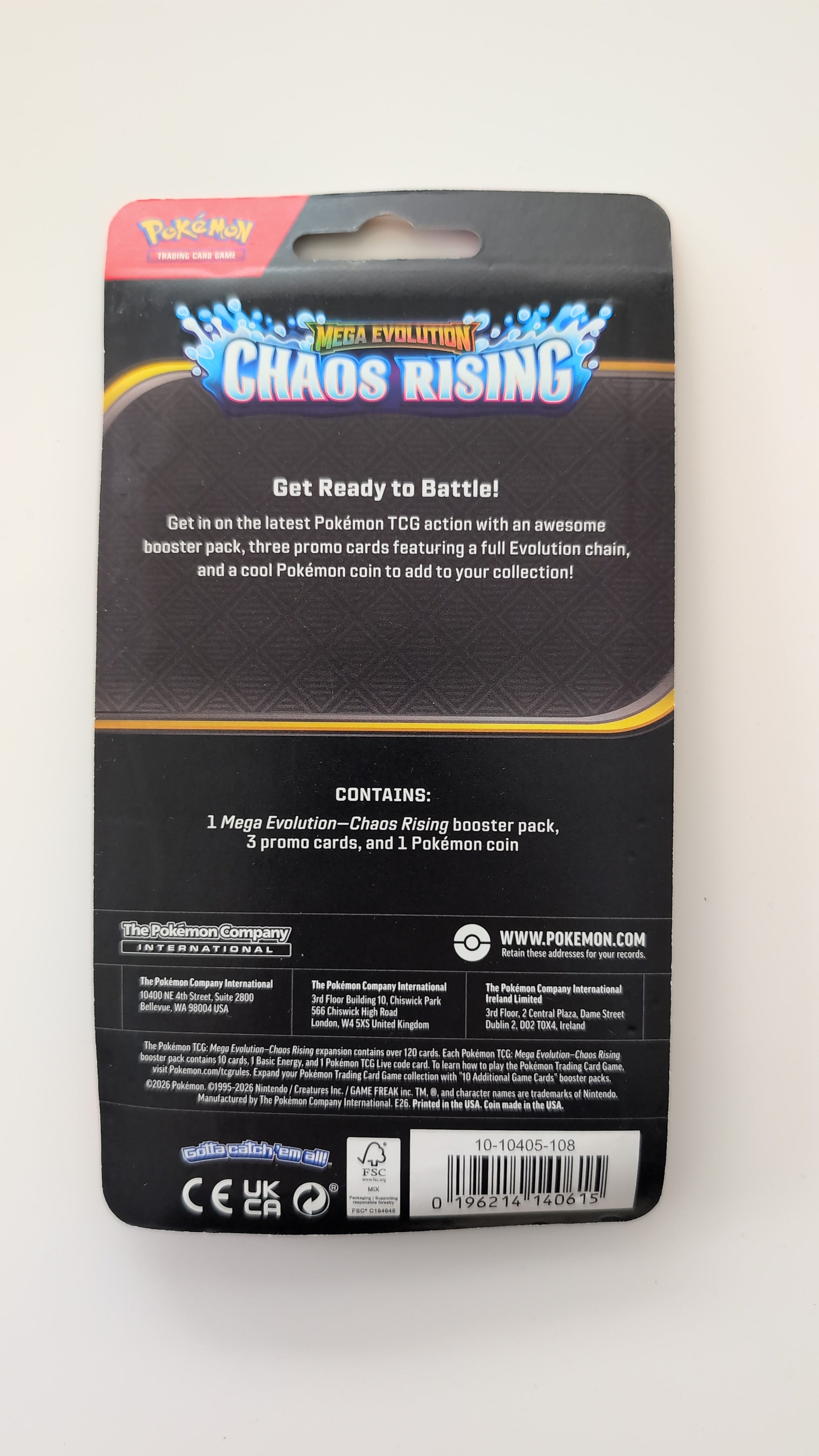 Chaos Rising Premium Checklane Blister [Pawmot Cosmic Holo] - ME04: Chaos Rising (CRI)
