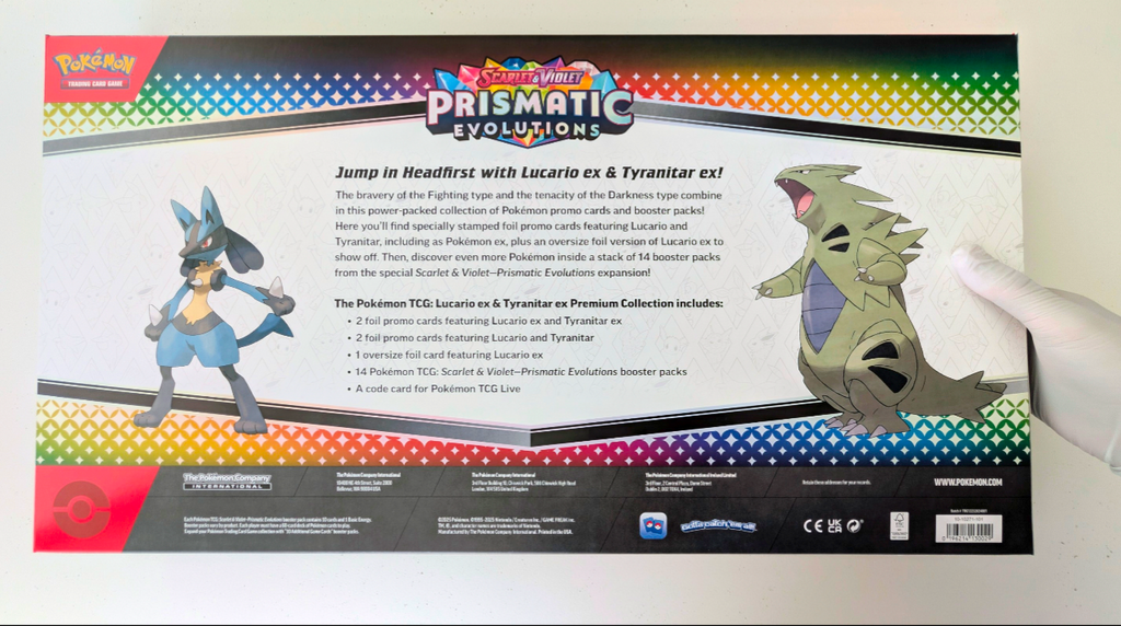 Pokemon Lucario Ex & Tyranitar Ex Premium Collection - Miscellaneous Cards & Products (MCAP)