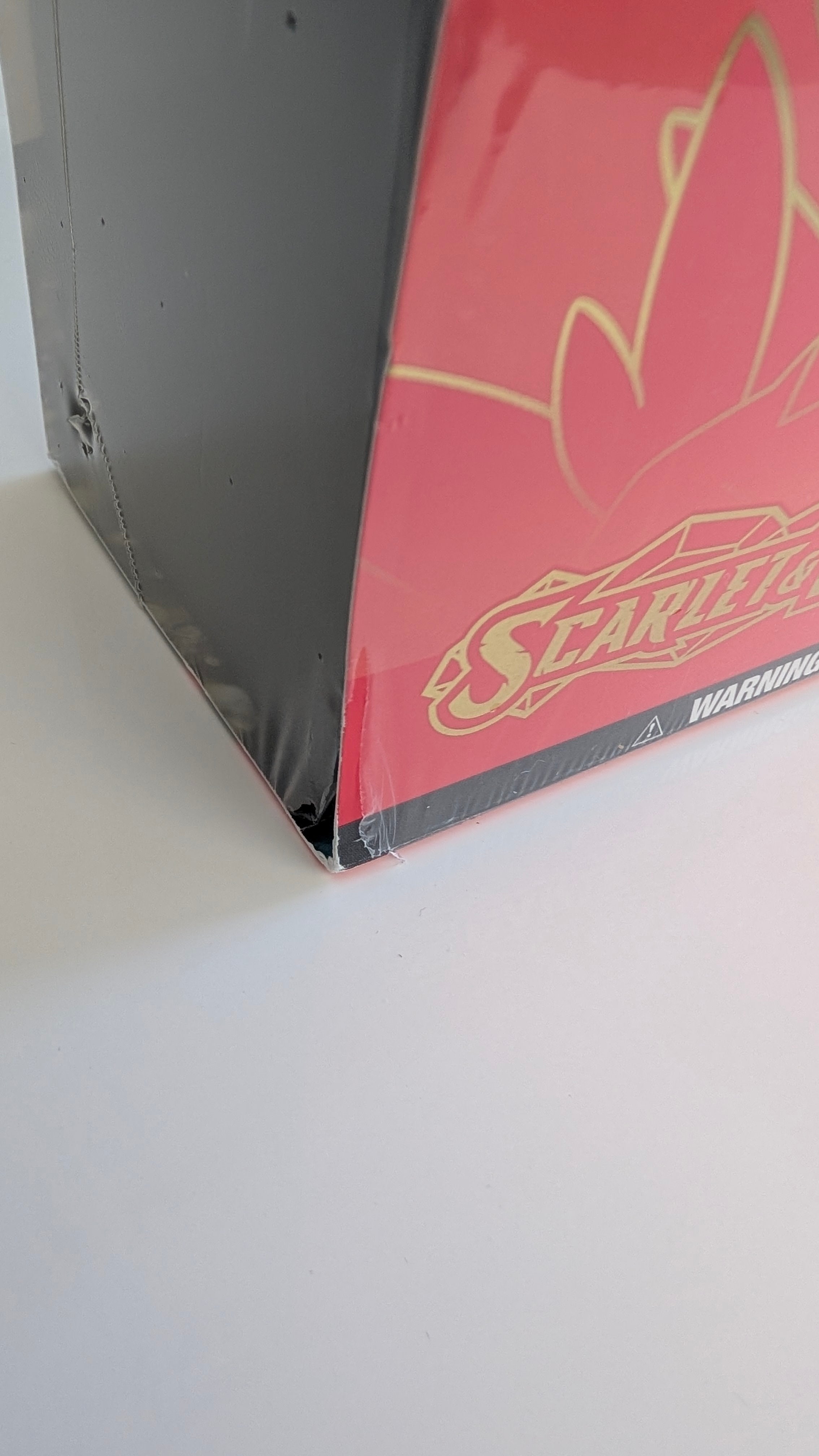Scarlet & Violet Pokemon Center Elite Trainer Box (Exclusive) [Koraidon] - SV01: Scarlet & Violet Base Set (SVI) w/ CORNER TEAR & DENT