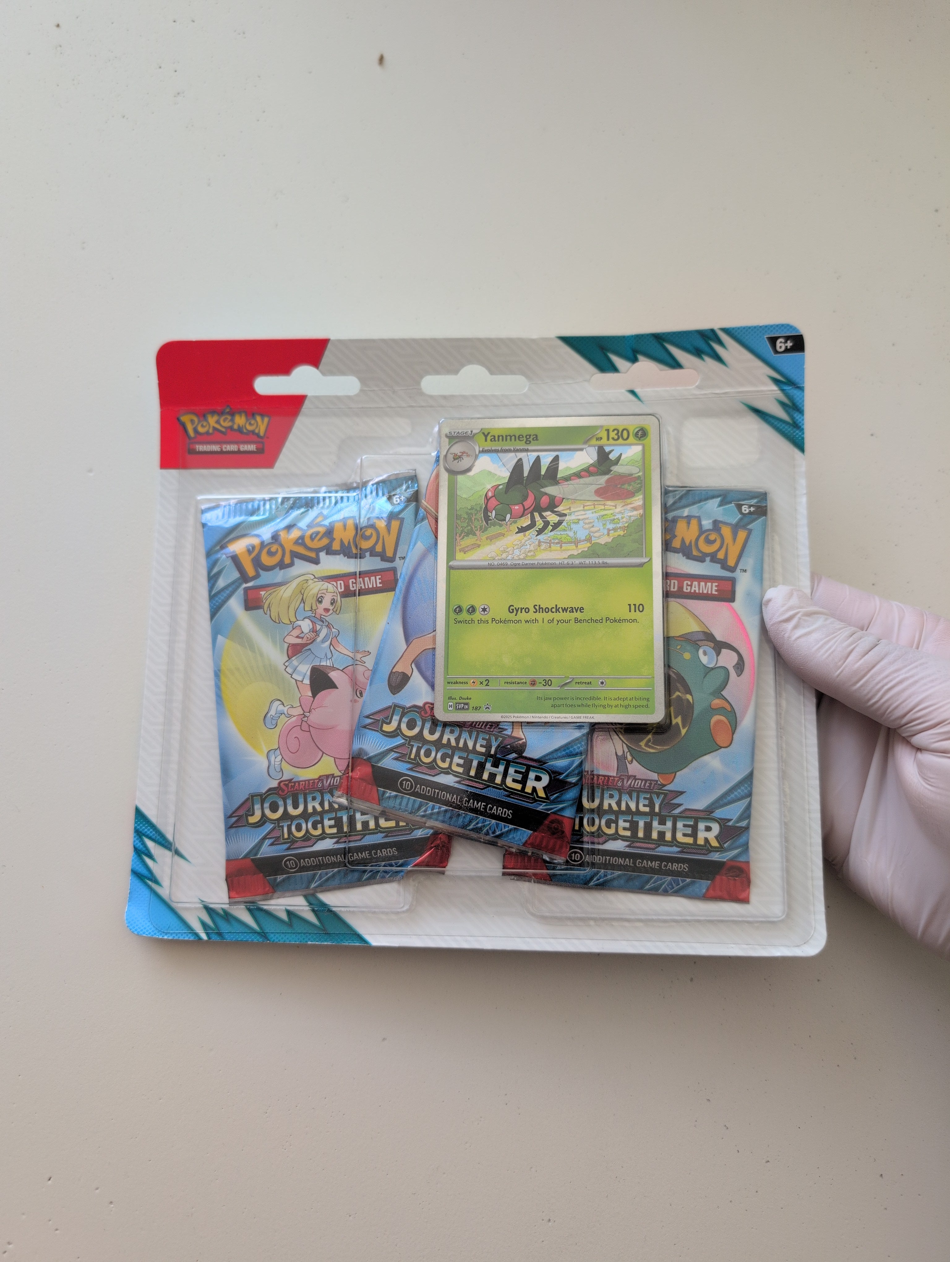 Journey Together 3 Pack Blister [Yanmega] - SV09: Journey Together (JTG)