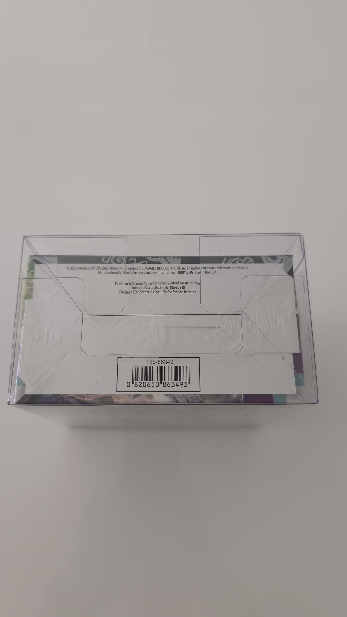 Paldea Evolved Booster Box - SV02: Paldea Evolved (PAL) w/ DENTED BOX, PERFORATION INDENT, HOLE